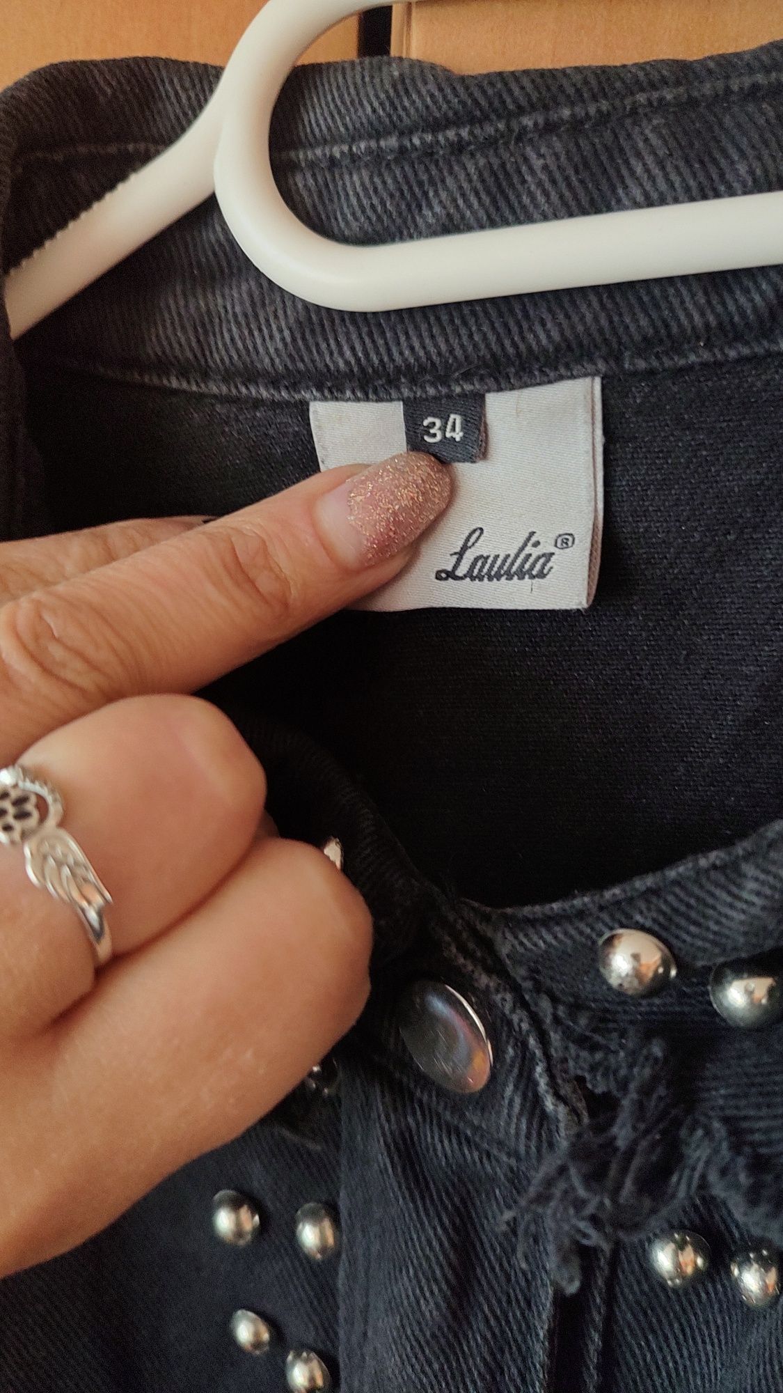 Katana jeansowa z ćwiekami Laulia S/M