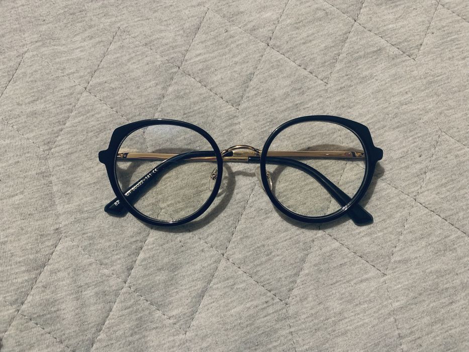 Okulary korekcyjne zerówki oprawki kujonki