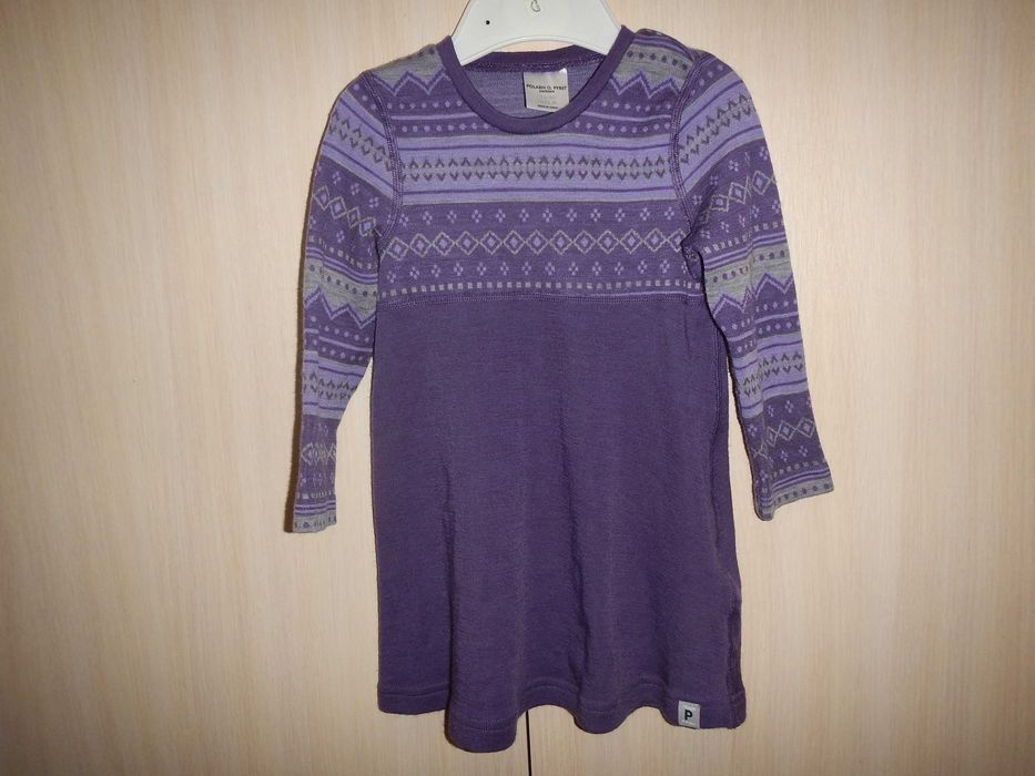 термобілизна платття 100% вовна мериноса Polarn O.Pyret p.74-80см