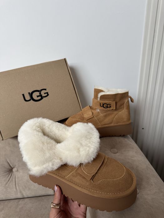 Ugg mini platform натуральний замш, хутро, овчина. Фото вживу, олх