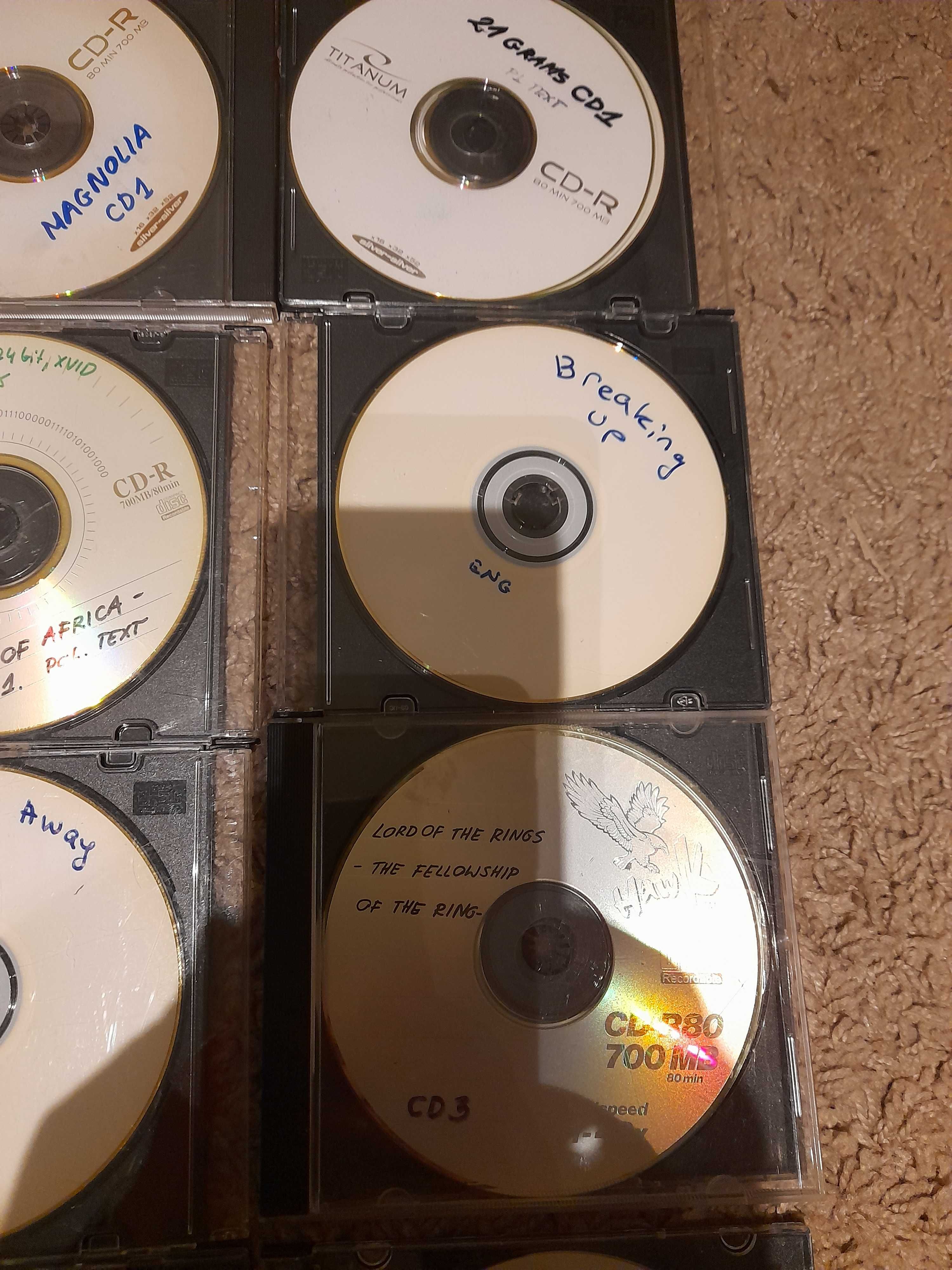 Zestaw 14 płyt cd z filmami