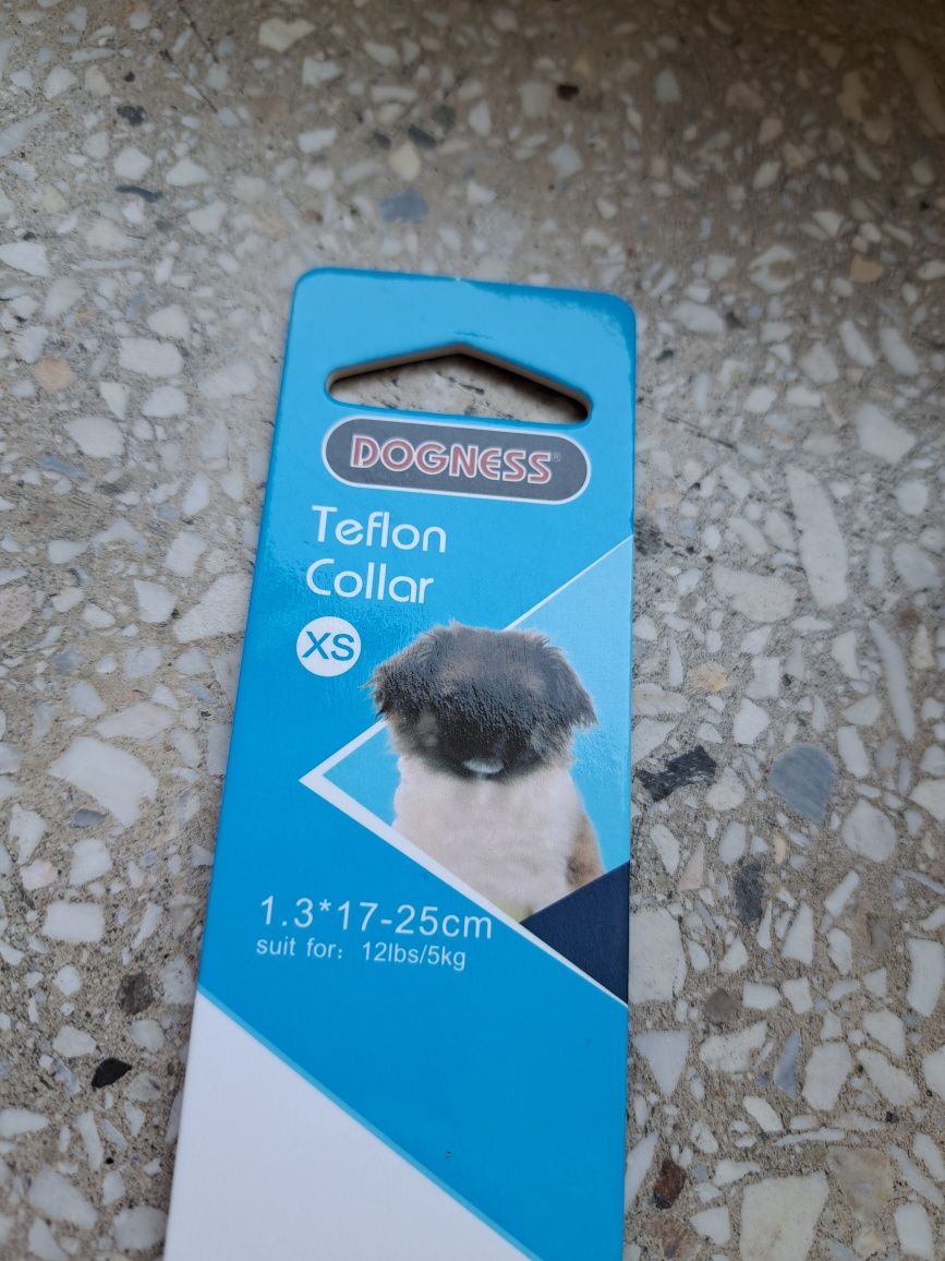 Dogness teflon collar obroża XS nowa czerwona