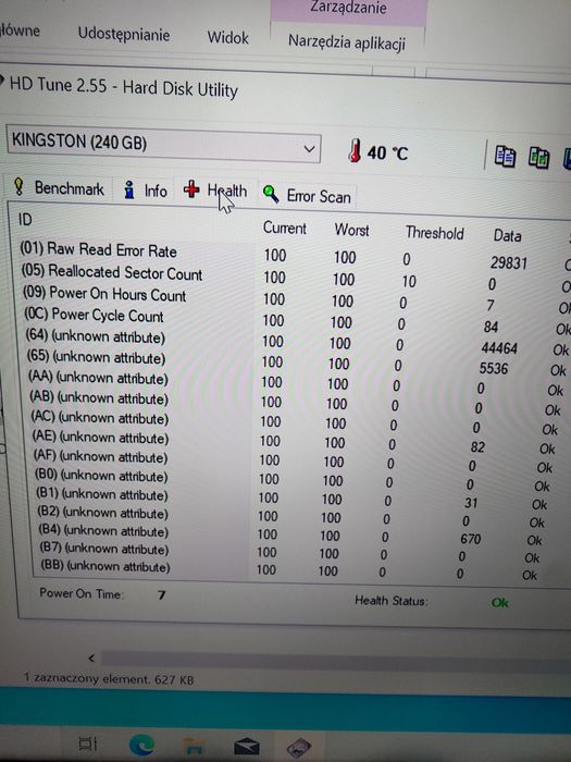 Szybki dysk Kingston msata 240GB