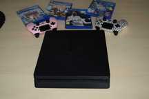Konsola PS4 Slim + 2 Pady + GRY - Stan Idealny