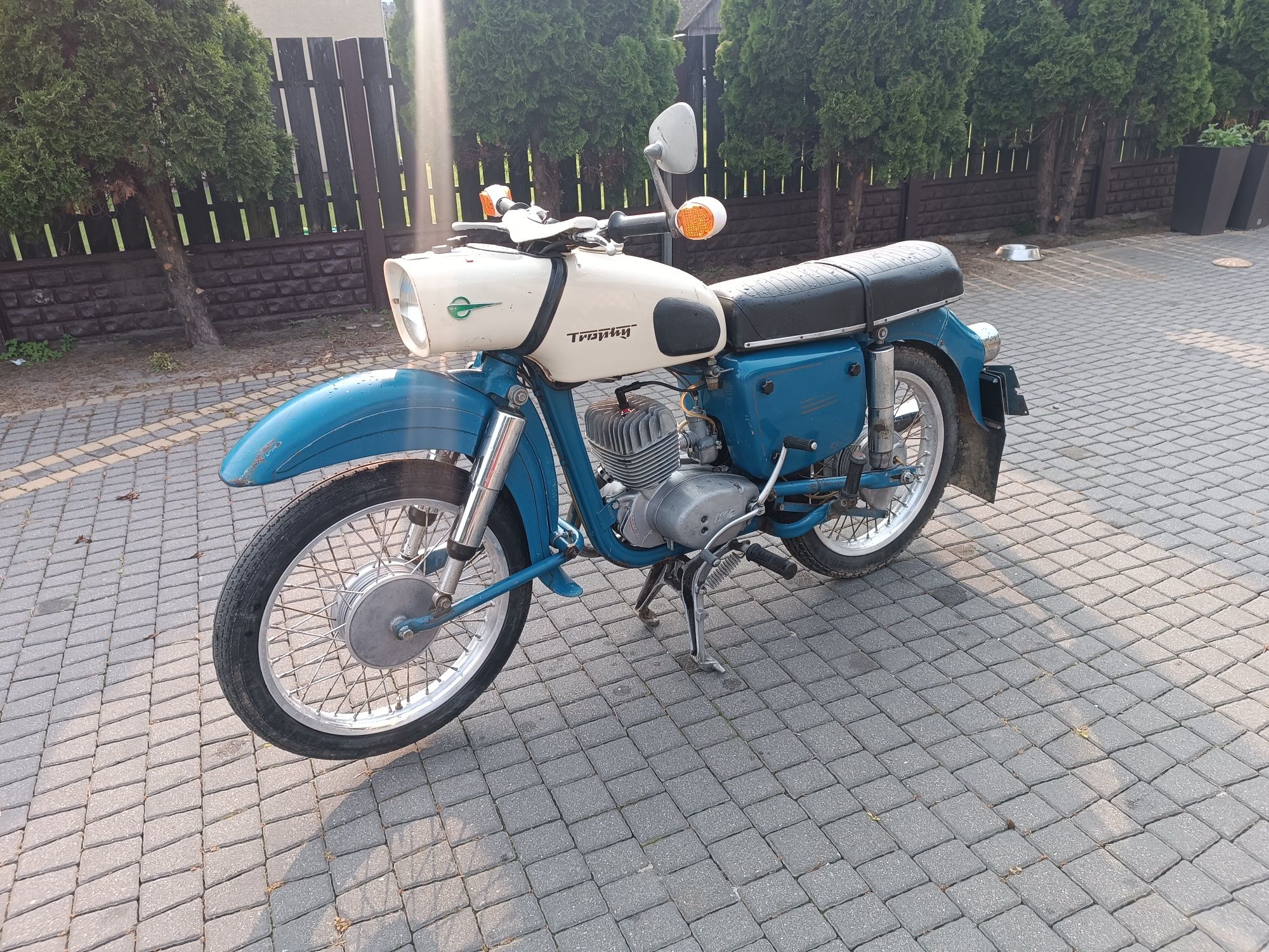 MZ es 125 trophy zamiana zamienię motocykl quad cross prl auto bus