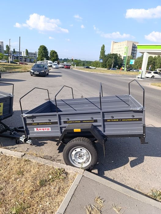 Причіп Лідер, 2*1,3, 1000кг
