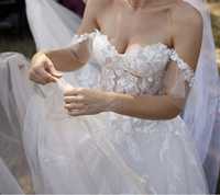 Свадебное платье от Gabbiano, весільна сукня, 36-38 р