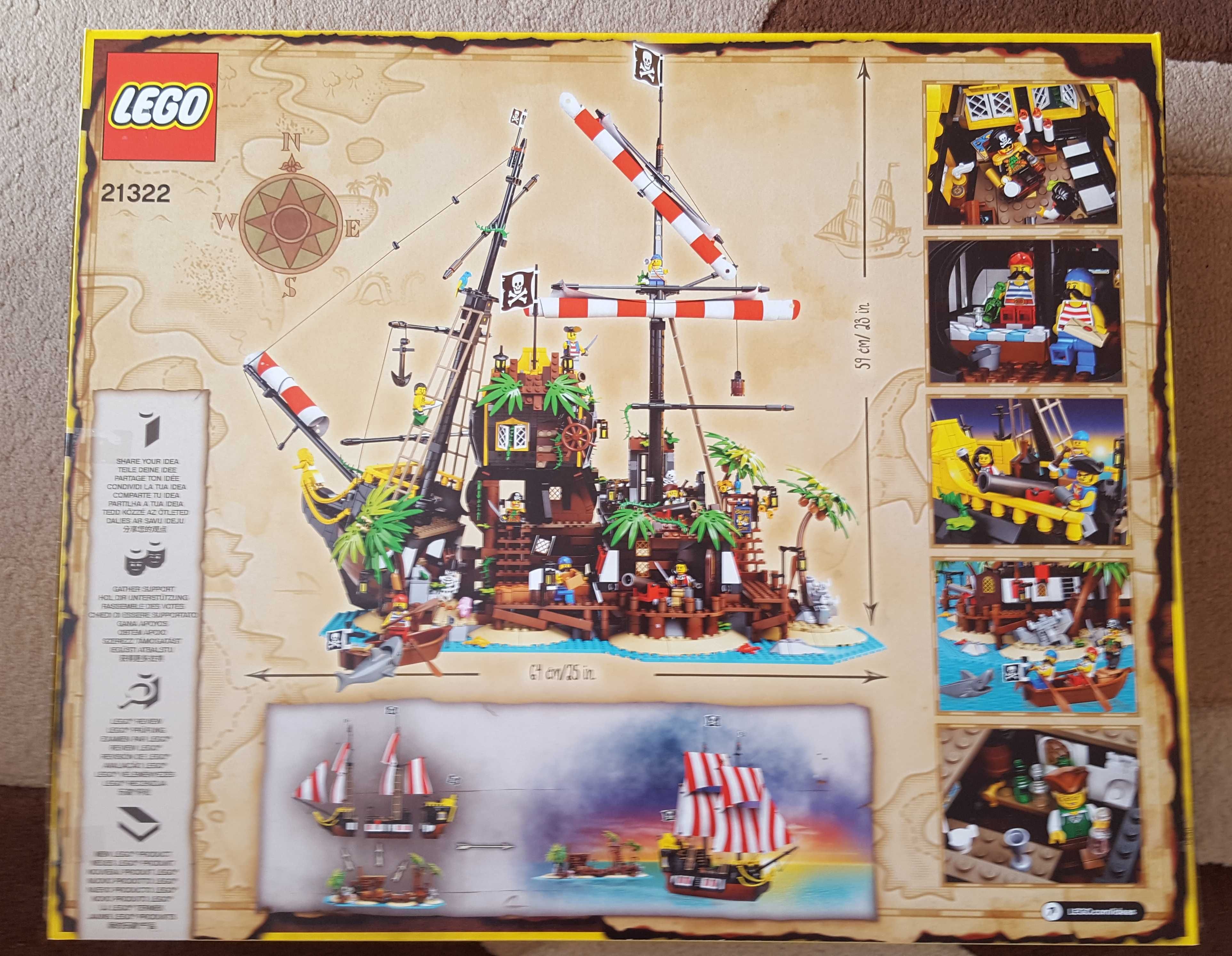 Klocki Lego 21322 Piraci z zatoki Barakud super zestaw serii Ideas