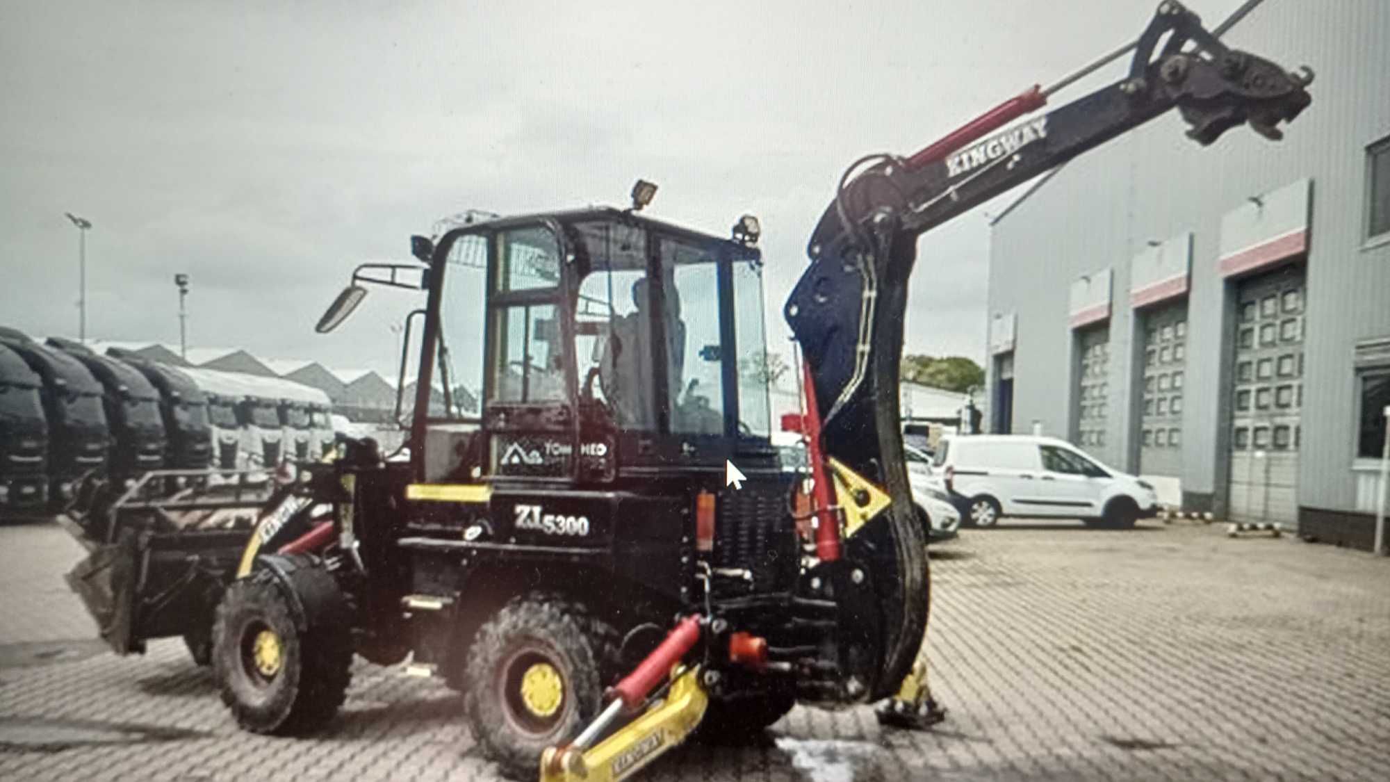 Koparko -ładowarka Kingway  o udźwigu 1600 kg