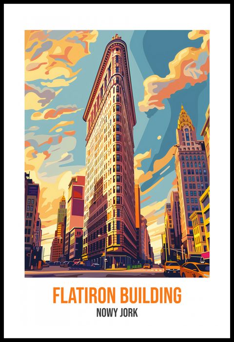 Plakat 56,6x86,4cm Flatiron Building
