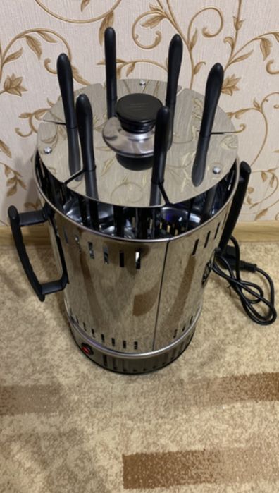 Электрошашлычница, шашлычница электрическая, вертикальный гриль