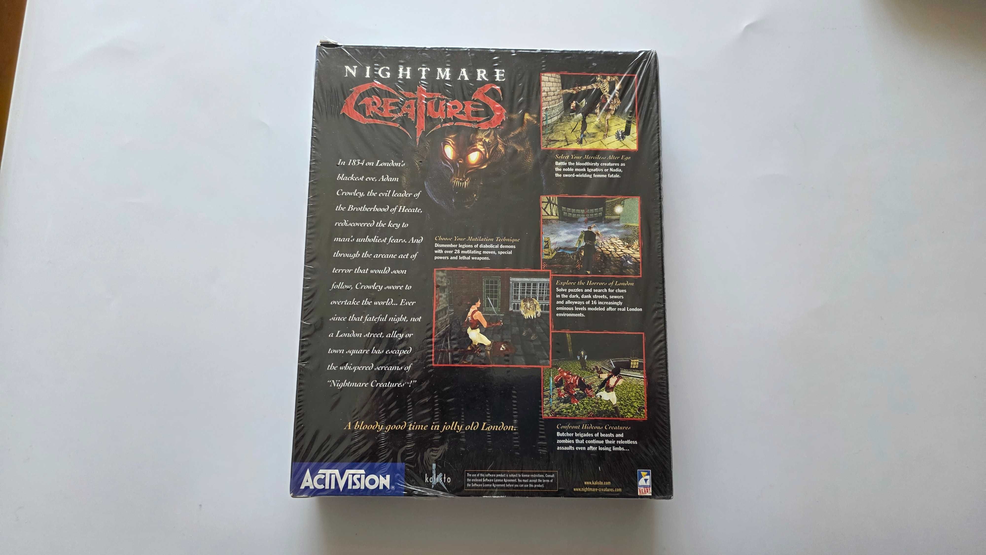 PC big box Nightmare creatures UK wydanie folia