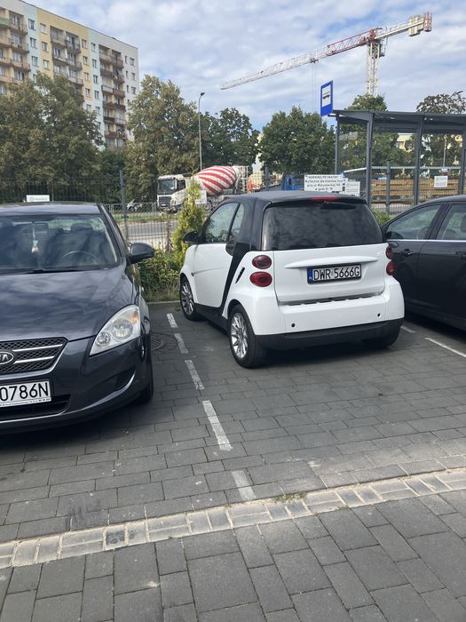 Smart 451 bialo czarny 2007 klima