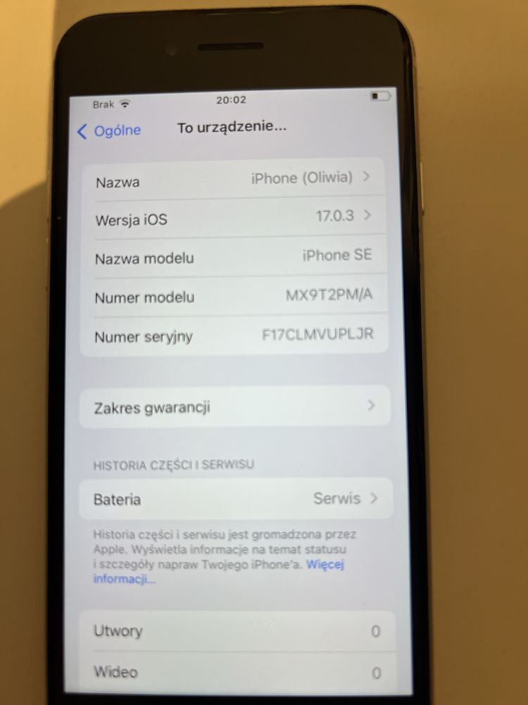 Iphone SE 2020 white 64 GB + ETUI