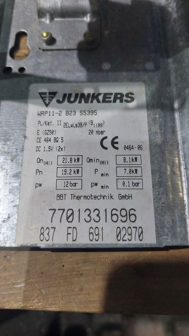 Sterownik generator iskry do piecyka gazowego JUNKERS WRP 11-2 B 23