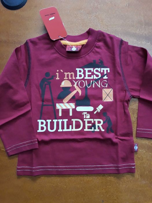 Bluzeczka chłopięca długi rękaw 92