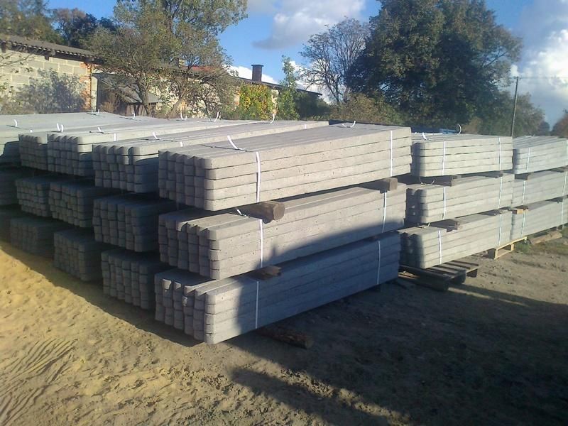 Słupki betonowe 2.80 m ogrodzeniowe , szpalerowe - Producent!!!