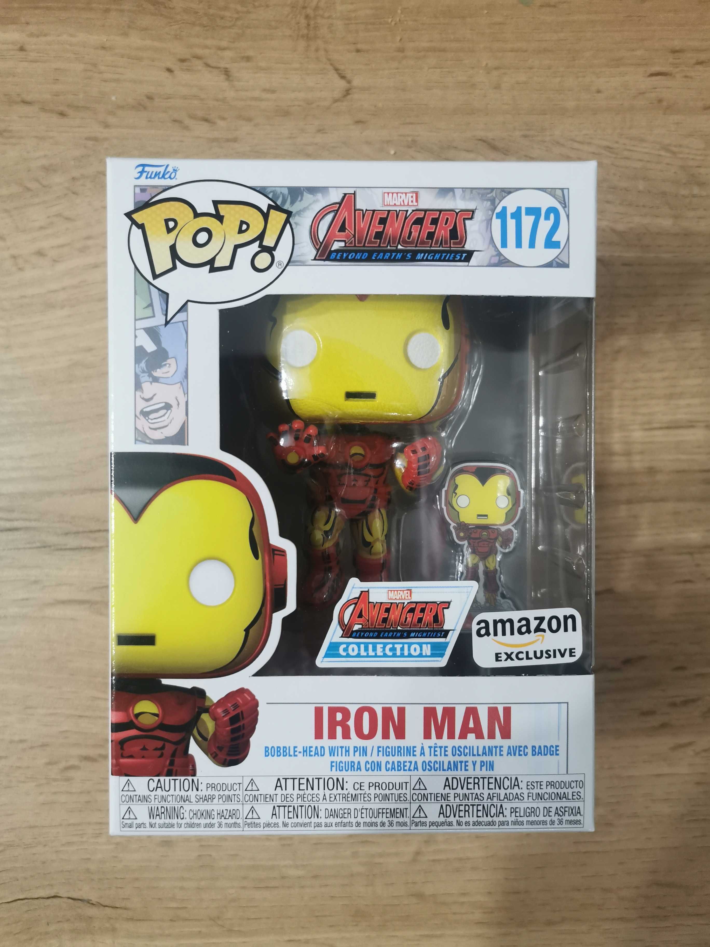 Iron Man + PIN 1172 Funko Pop Marvel