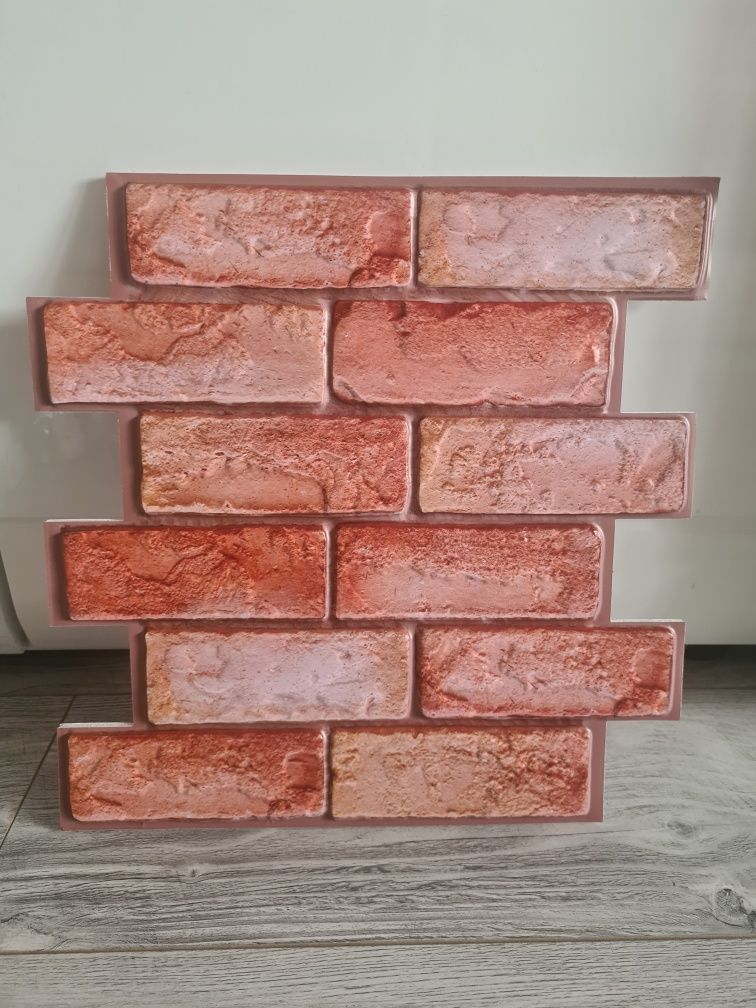 3D naklejki na ścianę imitacja cegła
