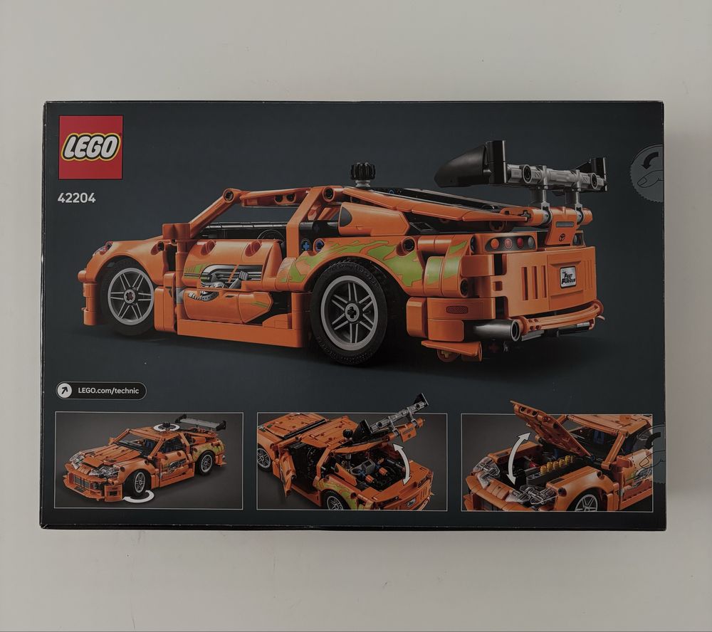 LEGO 42204 Technic - Fast and Furious Toyota Supra MK 4 klocki nowe