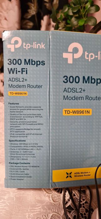 Router tp-link ADSL 2+