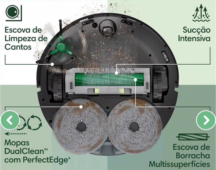 Roomba® Combo 505 Plus + Base AutoWash™ – Preto