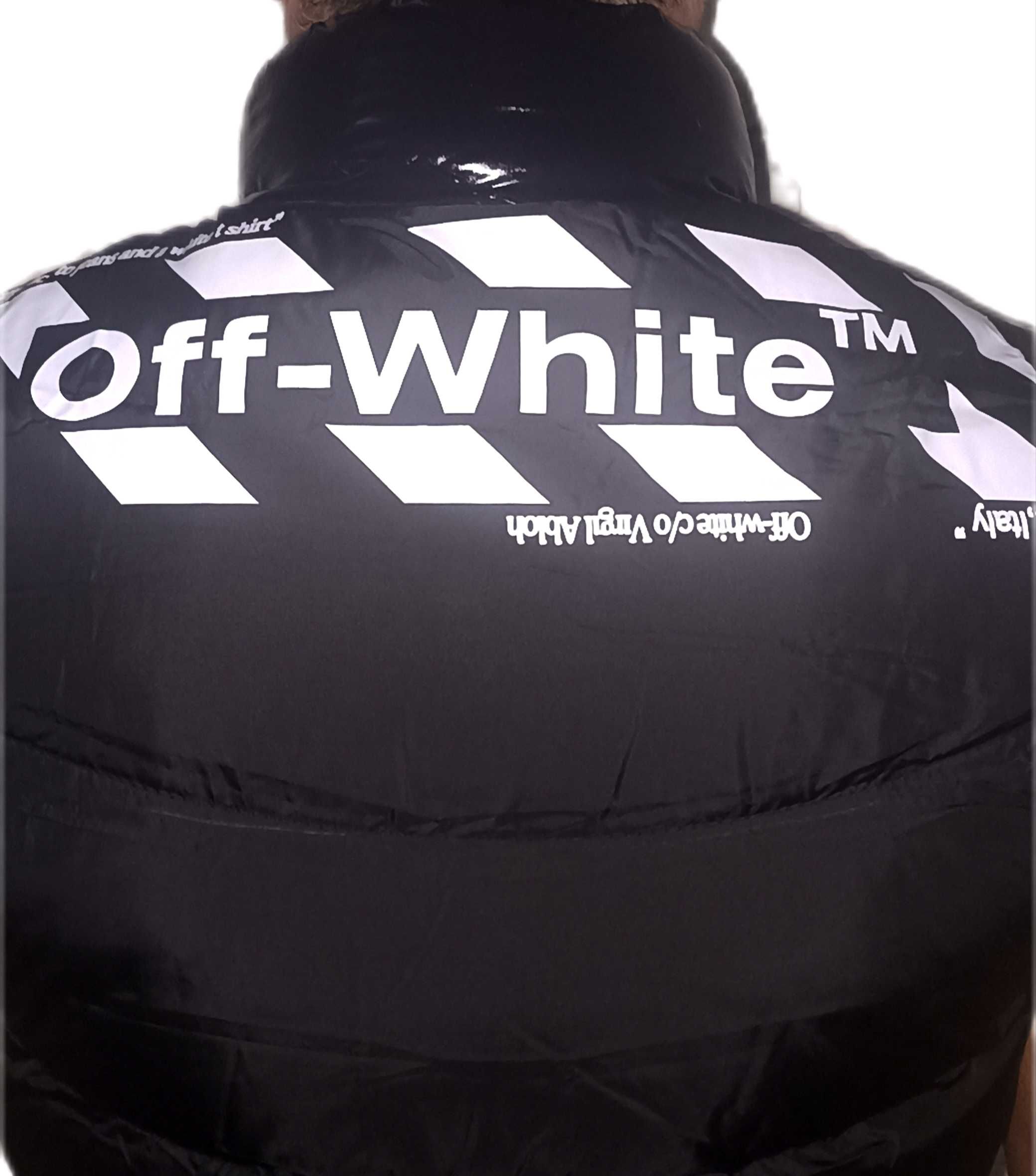 OFF WHITE kamizelka czarna r.XXL,3XL