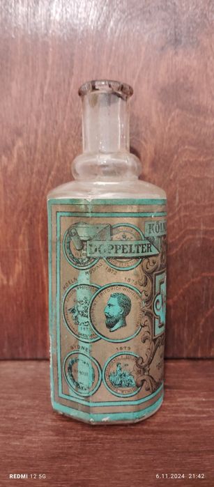 Stara,orginalna,zabytkowa buteleczka po Wodzie Kolońskiej