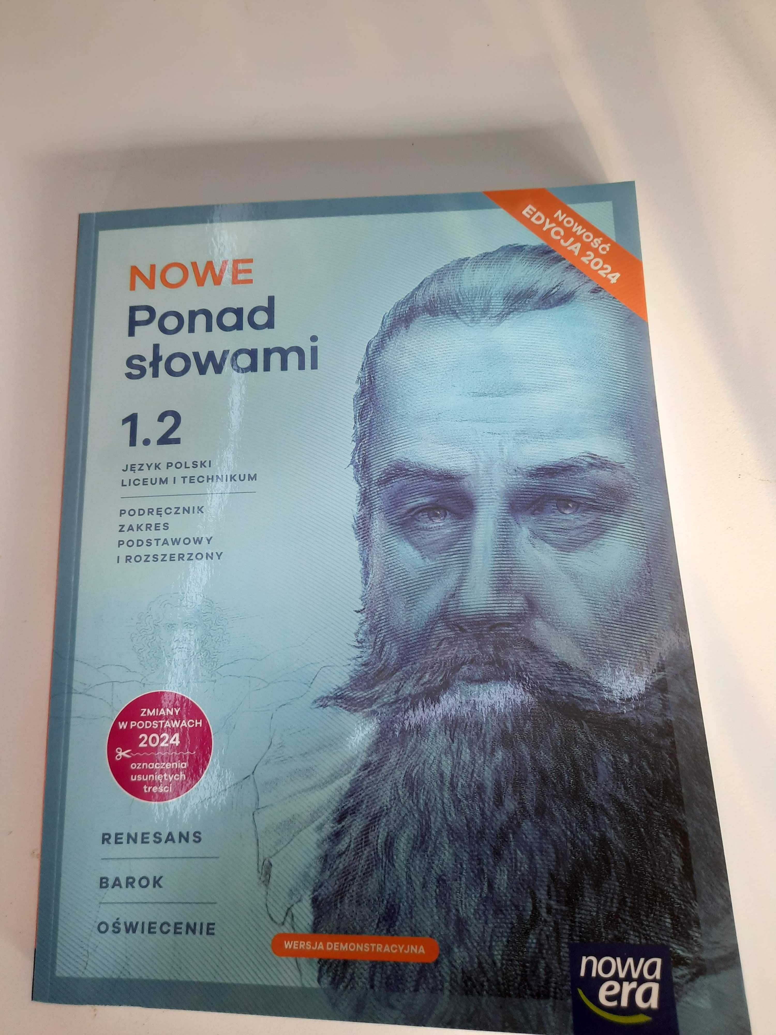 Rezerwacja do 18.08 NOWE Ponad słowami 1.1, 1.2 Część 1 Komplet