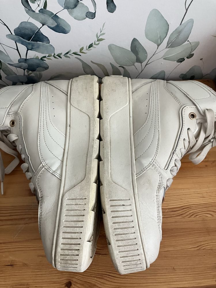 Puma buty sportowe męskie wysokie biale roz.39