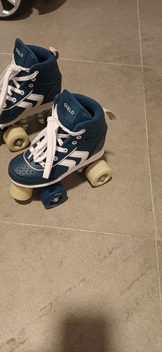 Patins 4 Rodas Quad 100  Azul OXELO