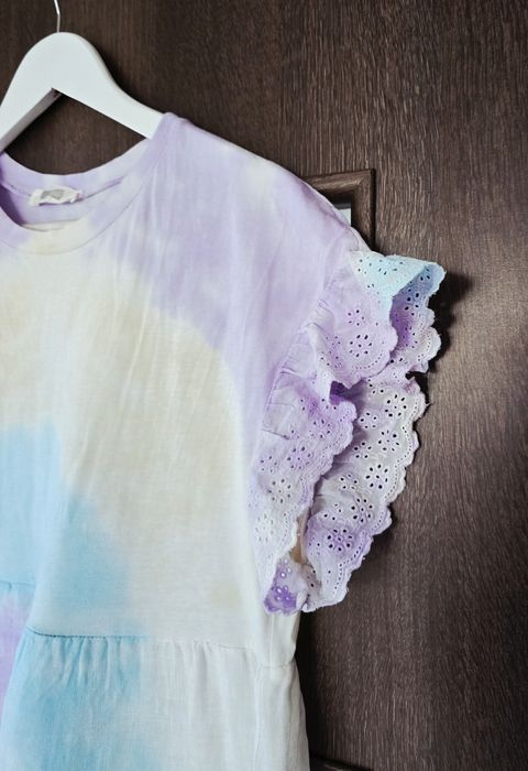 Saint Tropez piękna kolorowa sukienka bawełna L