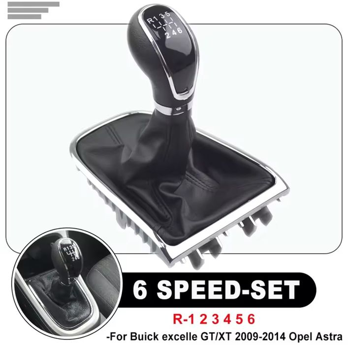 Punho alavanca mudanças moca com fole para Opel Astra