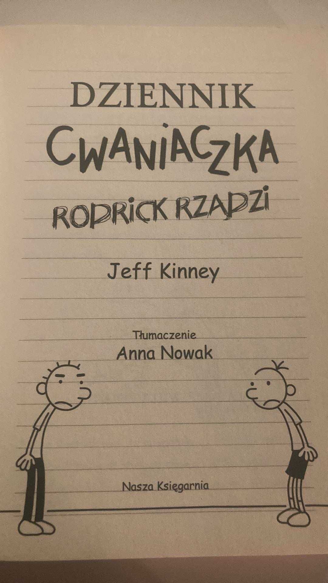 książka Dziennik Cwaniaczka Rodrick Rządzi