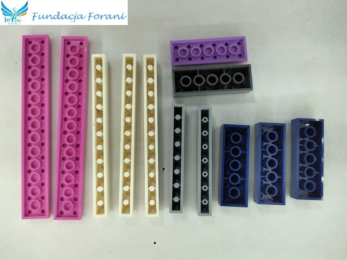 Lego klocki różne 12szt 14x2 6x2 12x1 8x1 - I1650