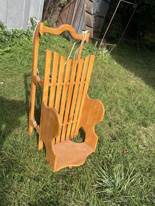 Санки з натурального дерева