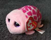 TEENY TYS Różowy pluszowy Żółw Shuffler
