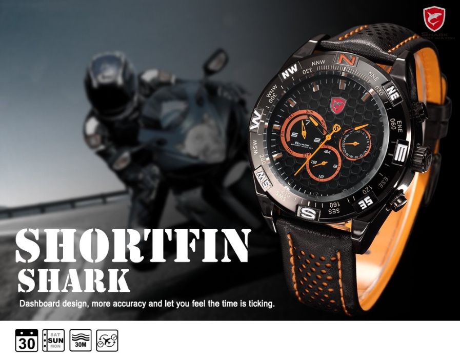 Zegarek Shark Sport Black Orange