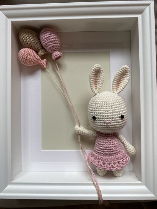 Metryczka ramka szydelko hand made