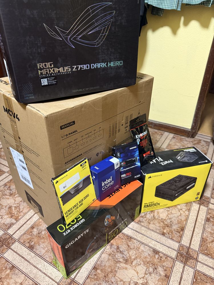 Torre Gaming i9 14900K/ RTX 5070 / 32GB DDR5 – Tudo novo com garantia