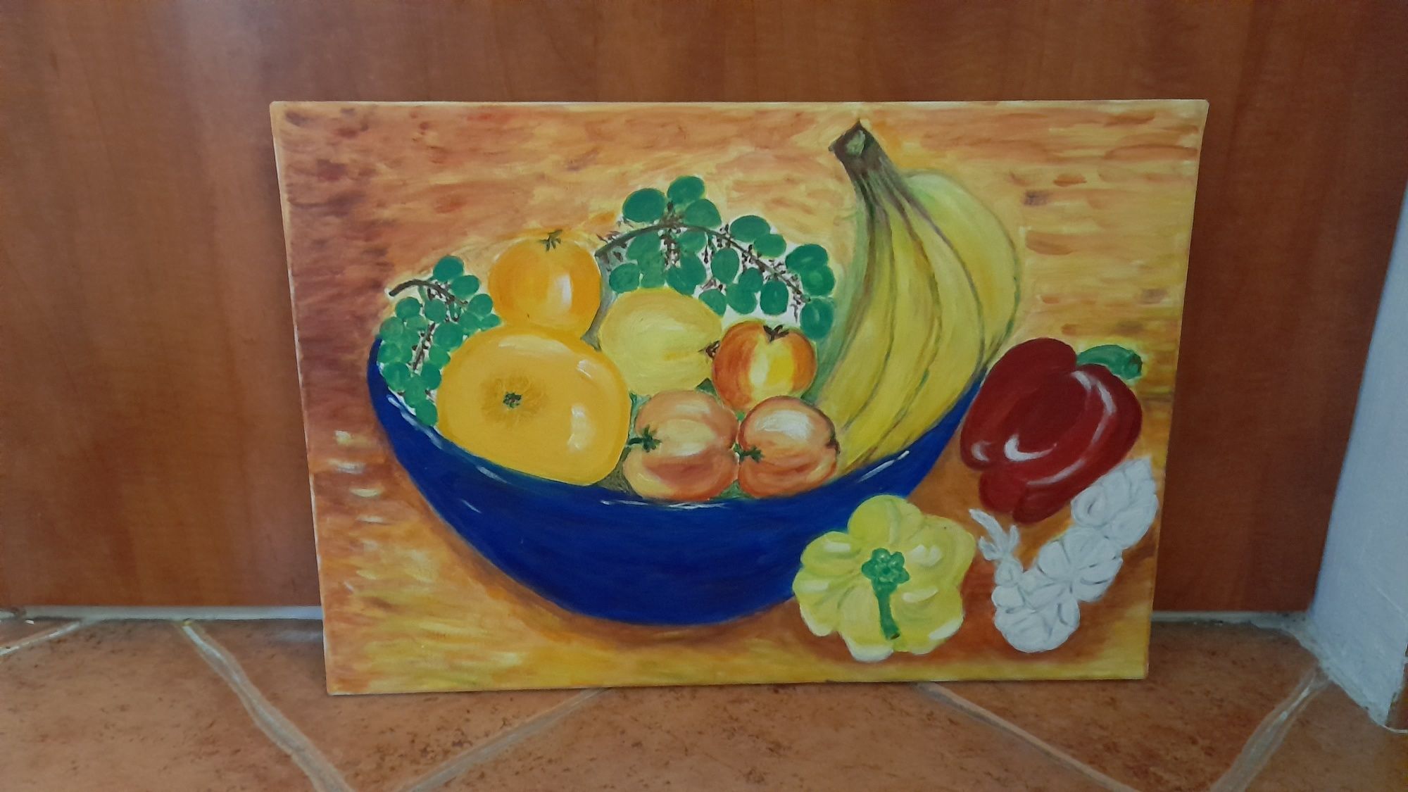 Obraz na płótnie 55 x 38 cm. Martwa natura.Owoce