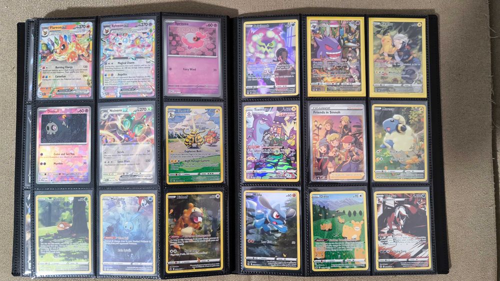 Binder cartas Pokémon v, vmax VSTAR