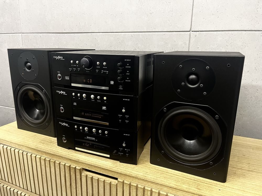 Grundig Fine Arts M100 - anplituner CD Deck kolumny z kolekcji