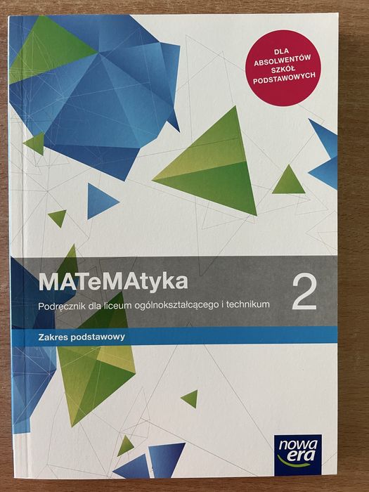 Matematyka 2 podręcznik zakres podstawowy Nowa Era