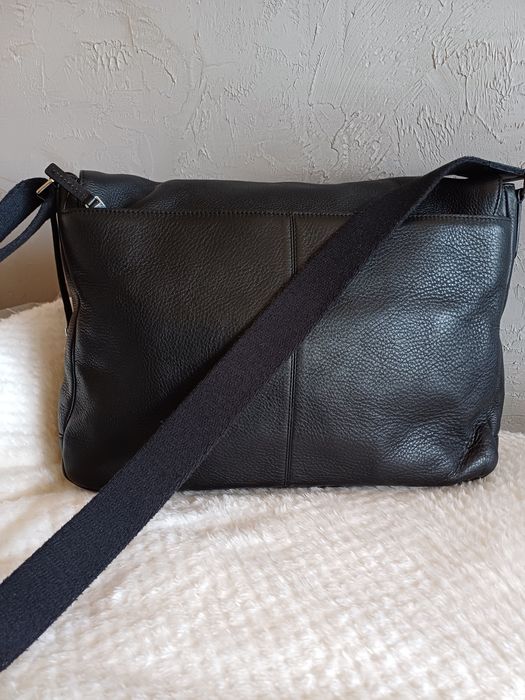 Большая мужская сумка Ecco,натуральная кожа