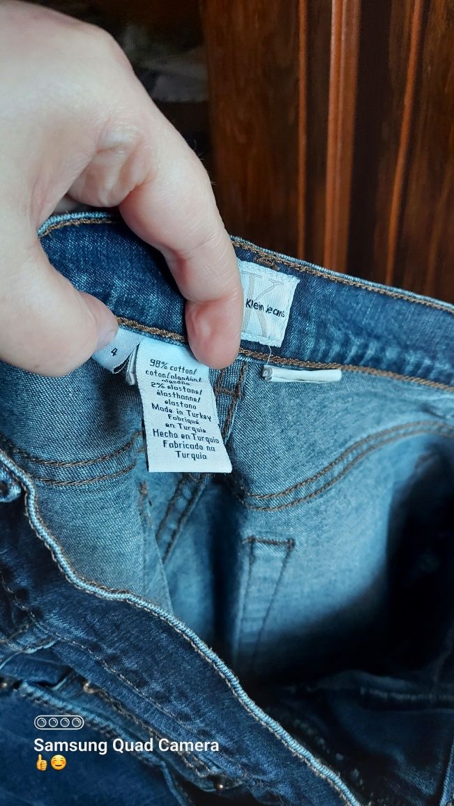 Spodnie jeansowe damskie Calvin Klein S