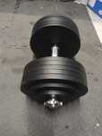 Hantle 2x60kg stalowe żeliwe Regulowane obciążenie