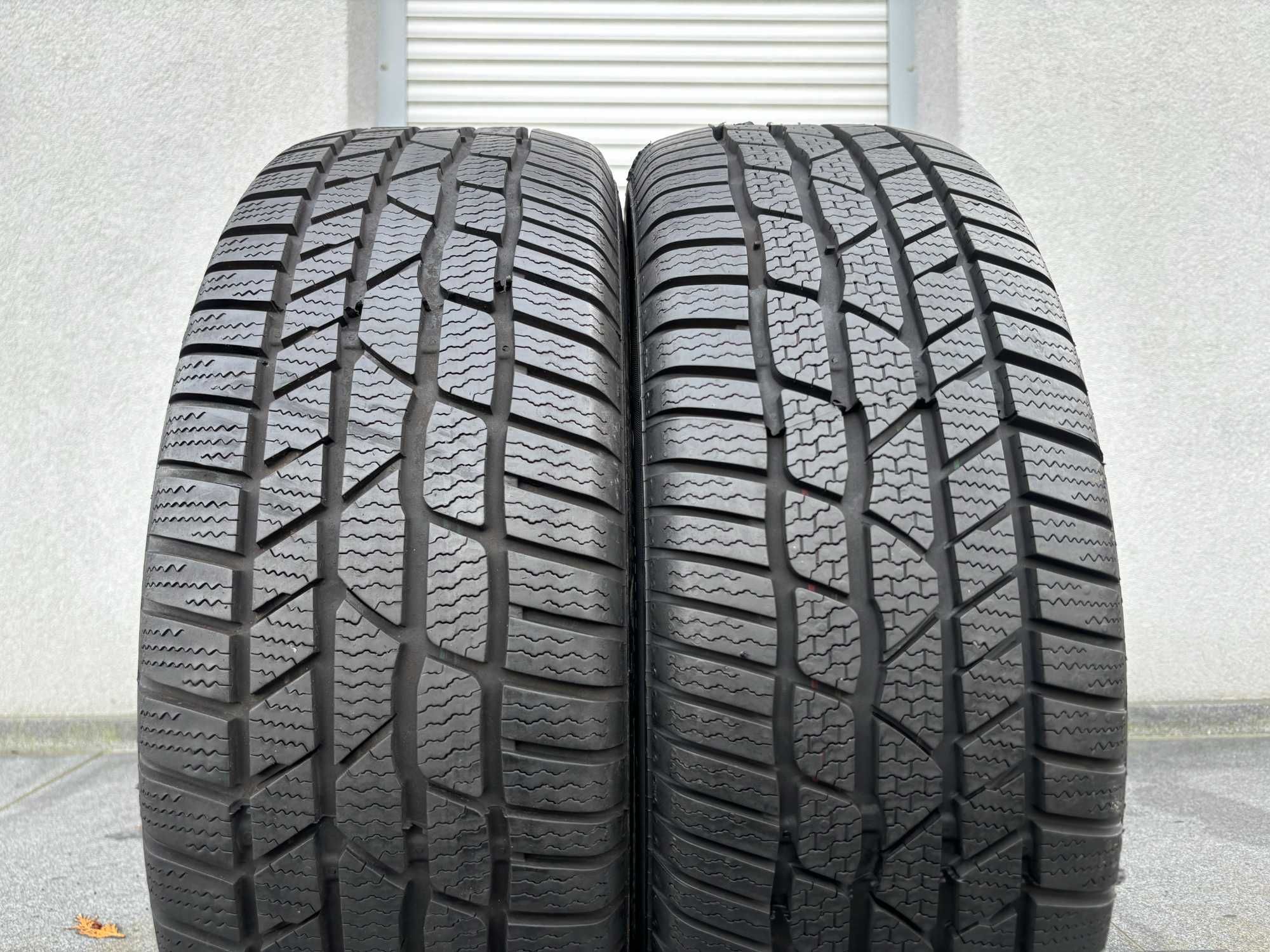 2szt zimowe 205/55R16 Continental 8,5mm 2021r świetny stan! Z4018 gwar