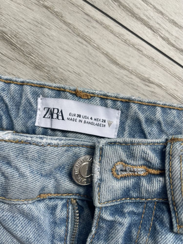 Джинсы Zara мом