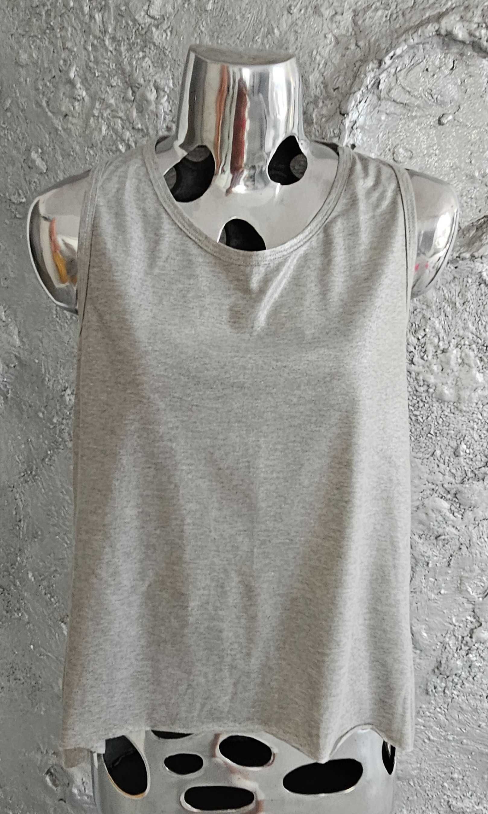 PLEASE top srebrny bluzka roz M/L